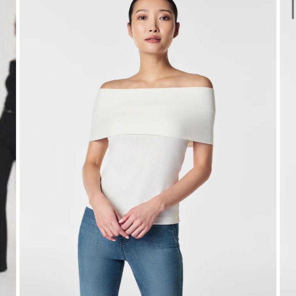 SPANX® Stretch Rib
Off-The-Shoulder Top